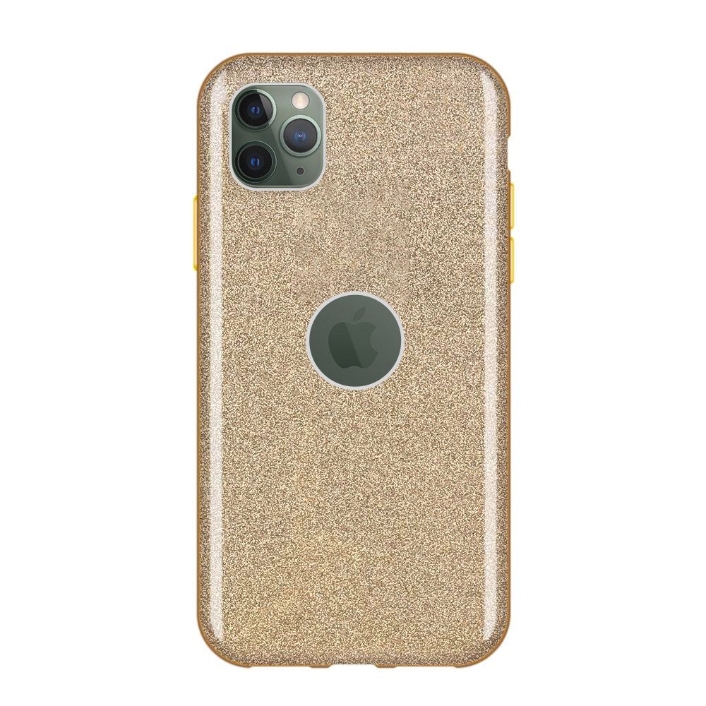 Capa Wozinsky Glitter brilhante para iPhone 11 Pro dourado
