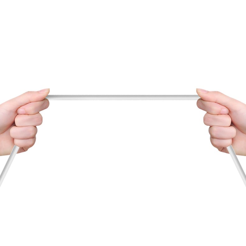 Cabo de carregamento de dados Dudao USB Tipo-C 2.1A 2m branco (L4T 2m branco)