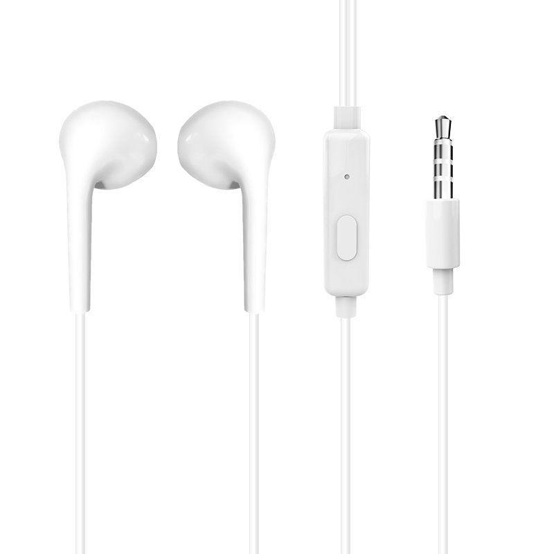 Auriculares Dudao Lateral Auriculares Auriculares com controle remoto branco (X10S branco)