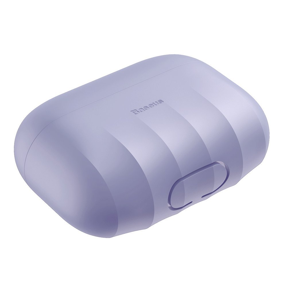 Protetor de capa de sílica gel Baseus Shell para Apple Airpods Pro violeta (WIAPPOD-BK05)