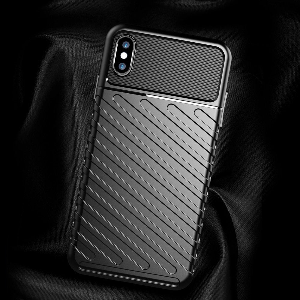 Capa Thunder capa flexível resistente resistente em TPU para iPhone XS Max verde