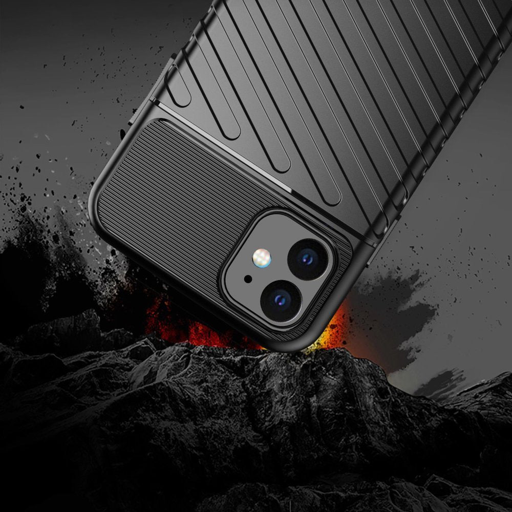 Capa Thunder Capa flexível resistente resistente em TPU para iPhone 11 preta