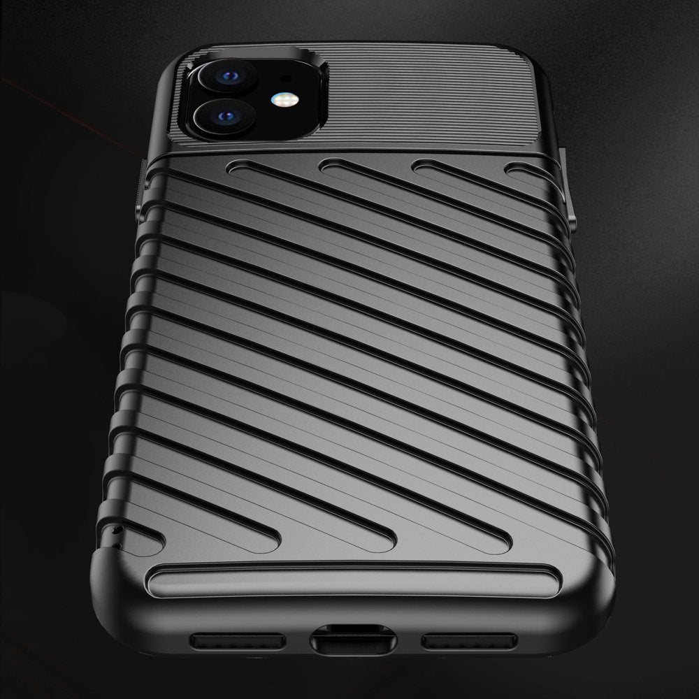 Capa Thunder Capa flexível resistente resistente em TPU para iPhone 11 preta