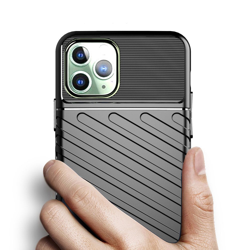 Capa Thunder capa flexível resistente resistente e resistente de TPU para iPhone 11 Pro azul