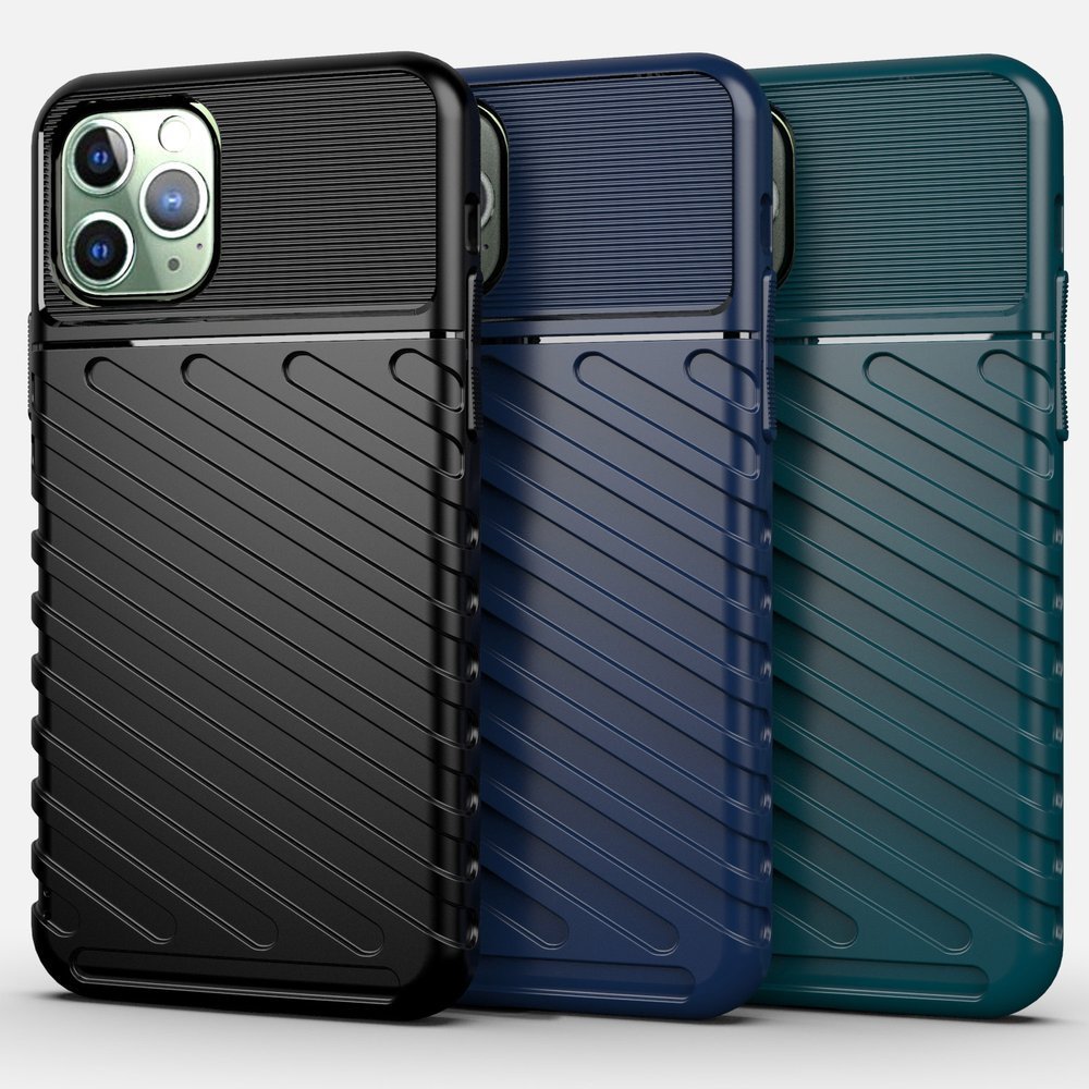 Capa Thunder capa flexível resistente resistente em TPU para iPhone 11 Pro verde