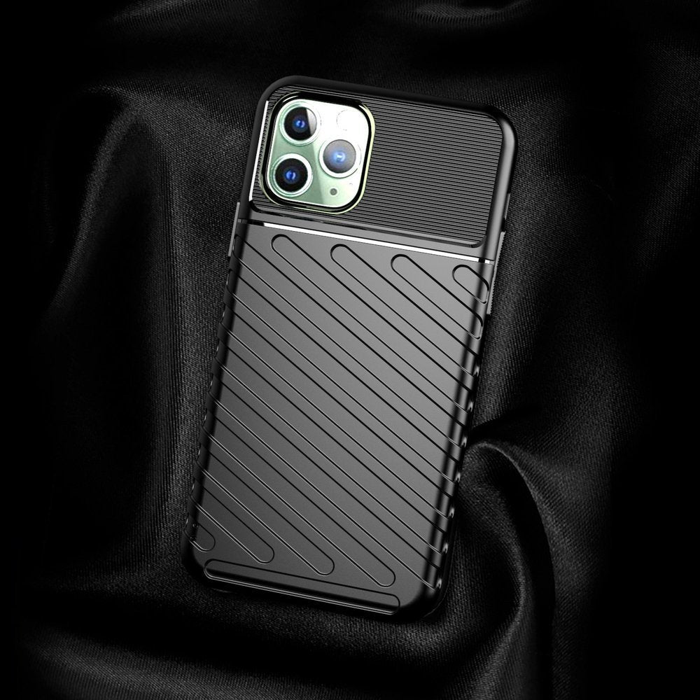 Capa Thunder capa flexível resistente resistente em TPU para iPhone 11 Pro Max preta
