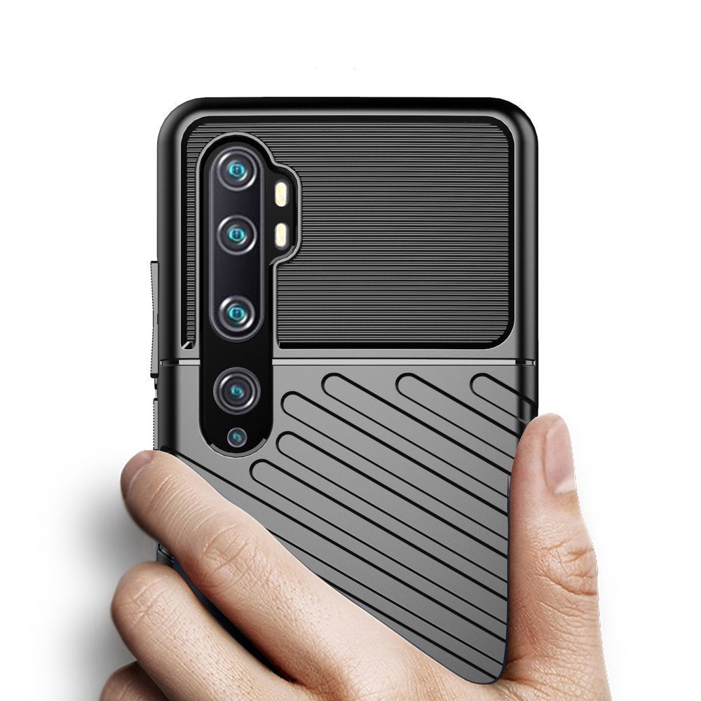 Capa Thunder Capa flexível resistente resistente em TPU para Samsung Galaxy Note 10 preta