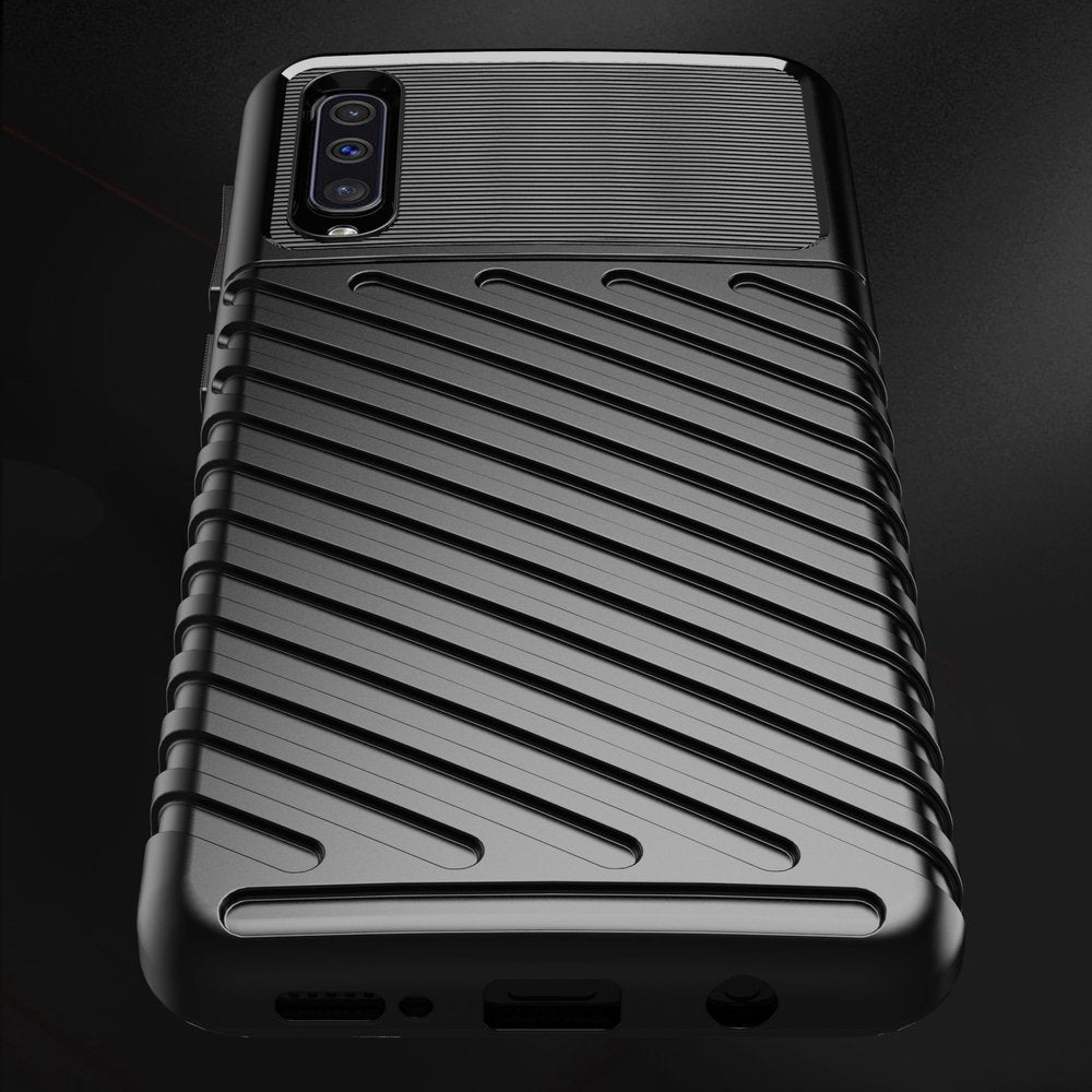 Capa Thunder Capa flexível resistente resistente em TPU para Samsung Galaxy A50s - Galaxy A50 - Galaxy A30s preta