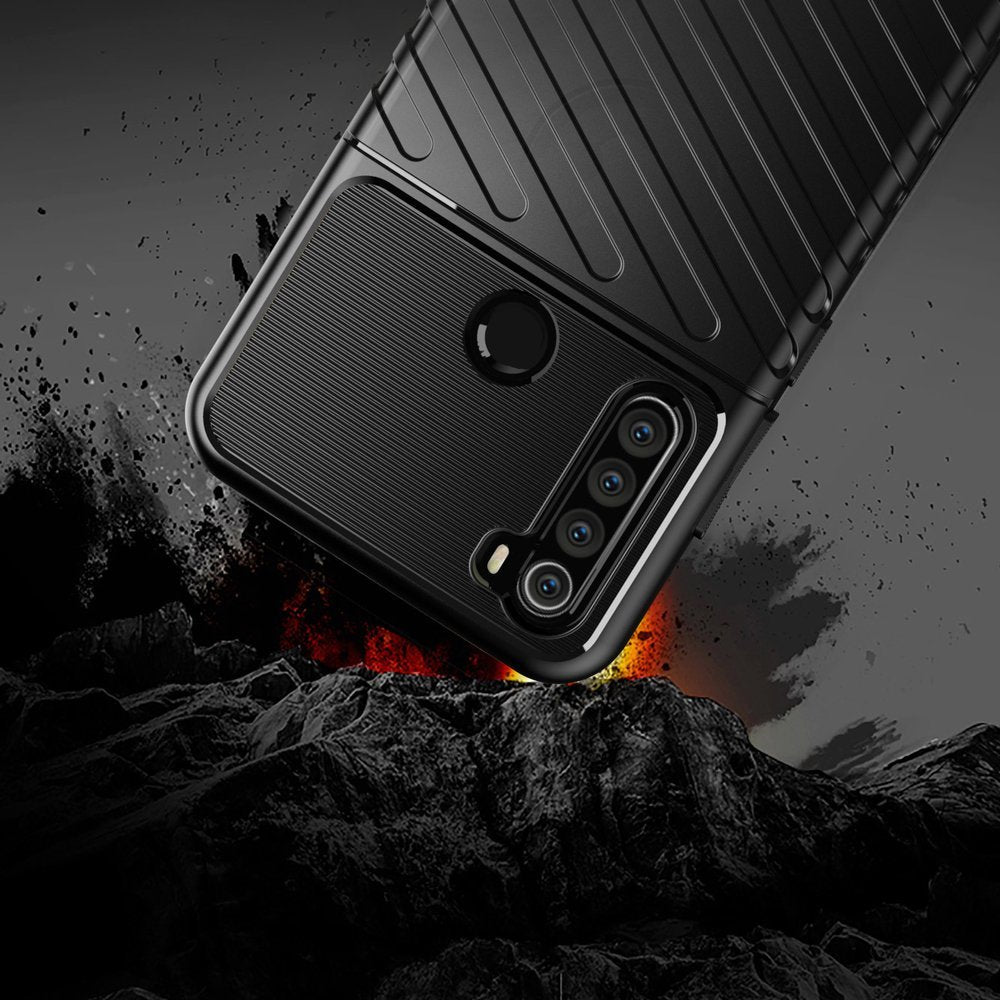 Capa Thunder Capa flexível resistente resistente em TPU para Xiaomi Redmi Note 8T azul