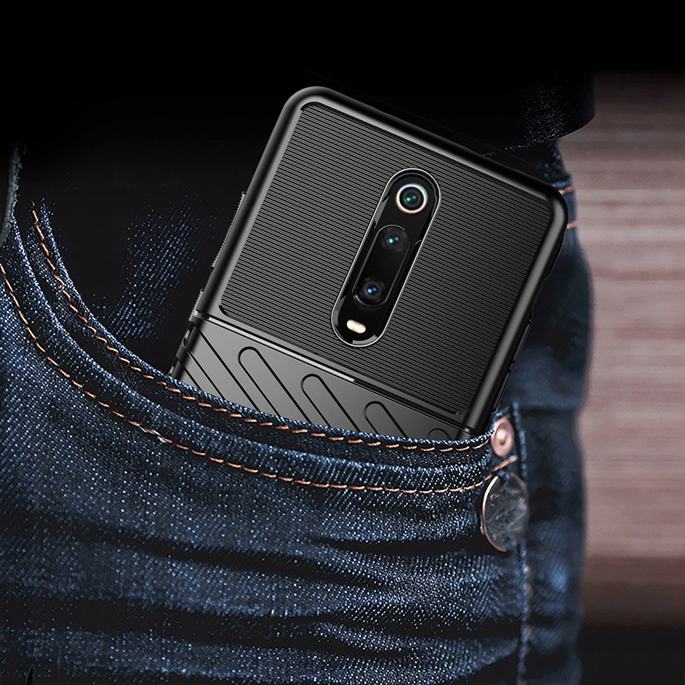 Capa Thunder Capa flexível resistente resistente em TPU para Xiaomi Mi 9T - Xiaomi Mi 9T Pro azul