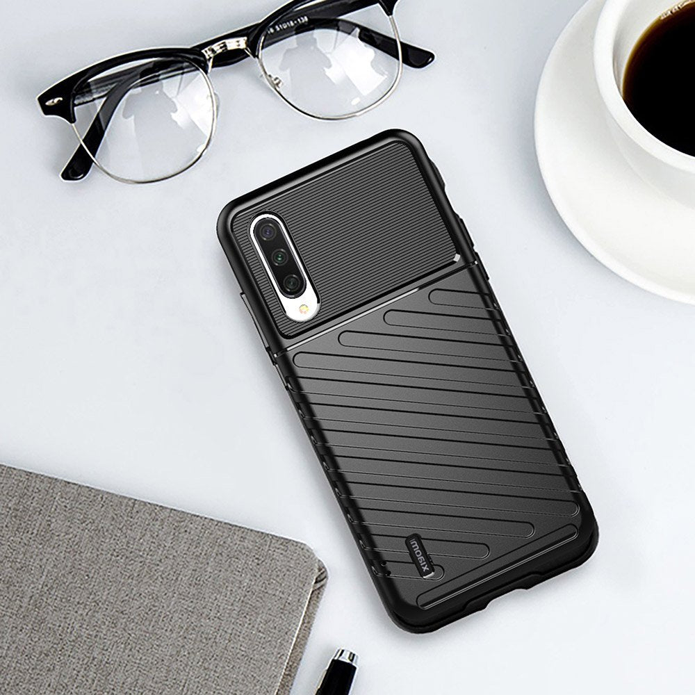 Capa Thunder Capa flexível resistente resistente em TPU para Xiaomi Mi 9 Lite - Xiaomi Mi CC9 preto