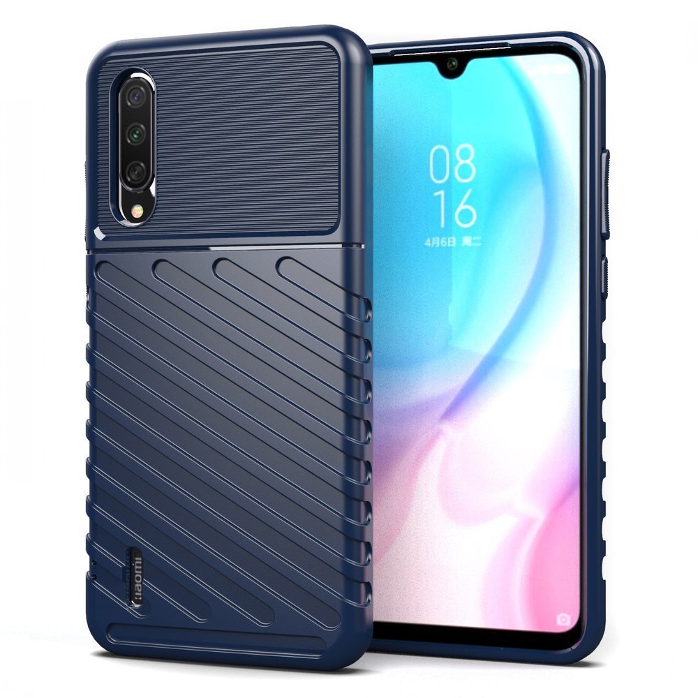 Capa Thunder Capa flexível resistente resistente em TPU para Xiaomi Mi CC9e - Xiaomi Mi A3 azul