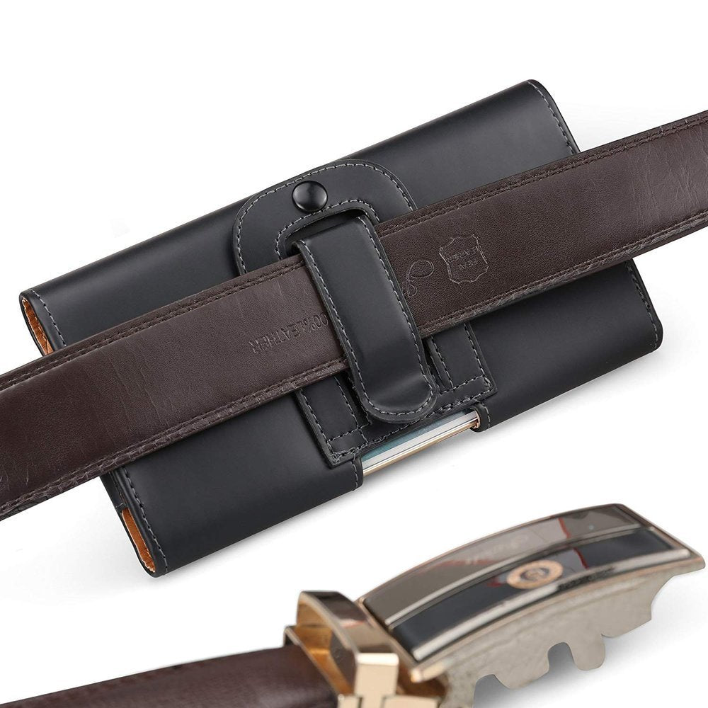 Coldre de cinto universal com couro ecológico preto