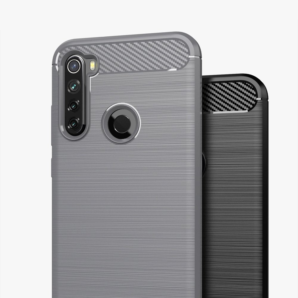 Capa carbono Capa flexível em TPU para Xiaomi Redmi Note 8T azul