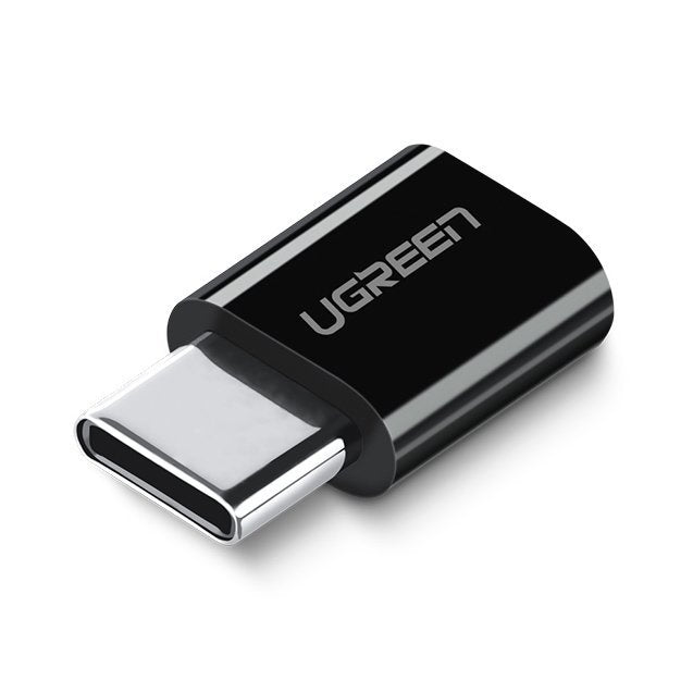 Adaptador Ugren micro USB para USB Tipo-C preto (30391)