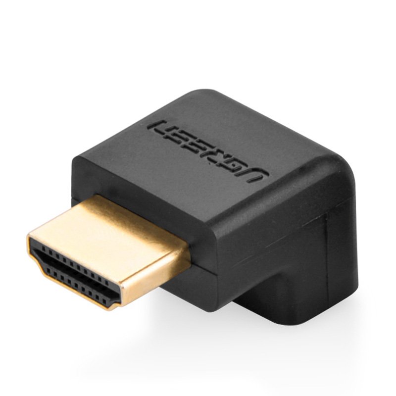 Adaptador de ângulo inferior Ugreen HDMI preto (20109)