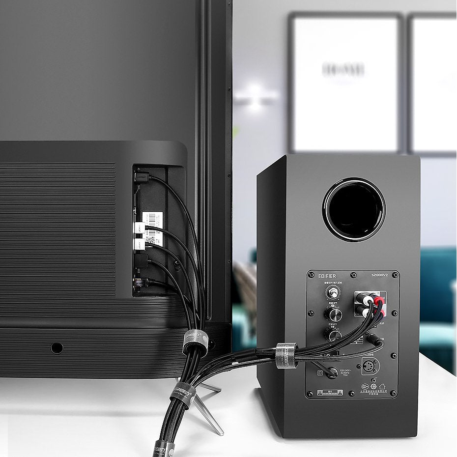 Organizador de cabo Ugreen com alças de velcro 2m preto (40354)