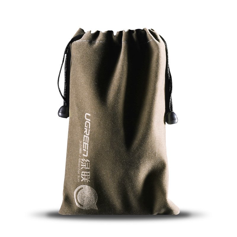 Capa de bolsa pequena para telefone Ugreen de 12 cm x 19 cm preta (20319)