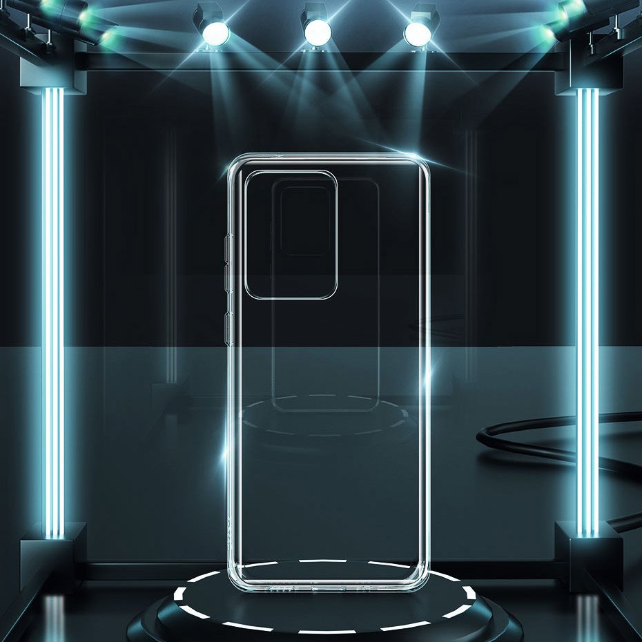 Baseus Simple Series Capa em gel transparente TPU para Samsung Galaxy S20 Ultra transparente (ARSAS20U-02)