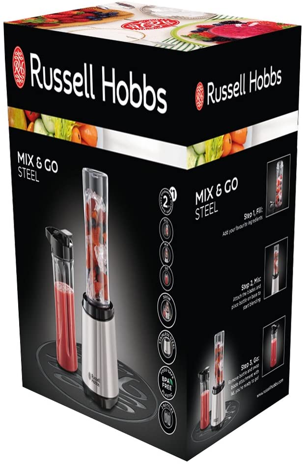 Russell Hobbs Liquidificadora 300w 2 Copos 600ml