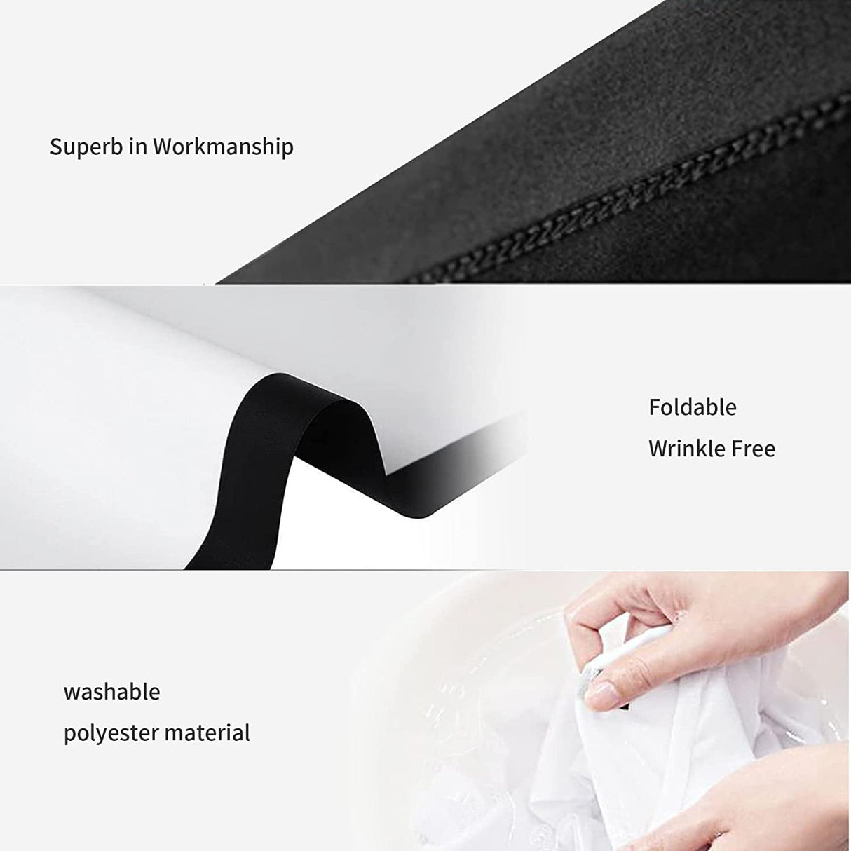 Ecrã de projeção 120″ 16: 9 com suporte desmontável