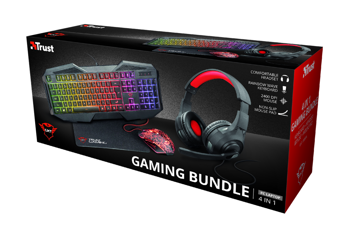 TRUST Kit Gaming GXT 1180RW 4 em 1