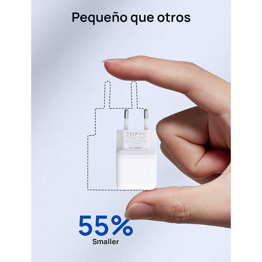 Carregador 20W Rápido PD 3.0 - USB Tipo C