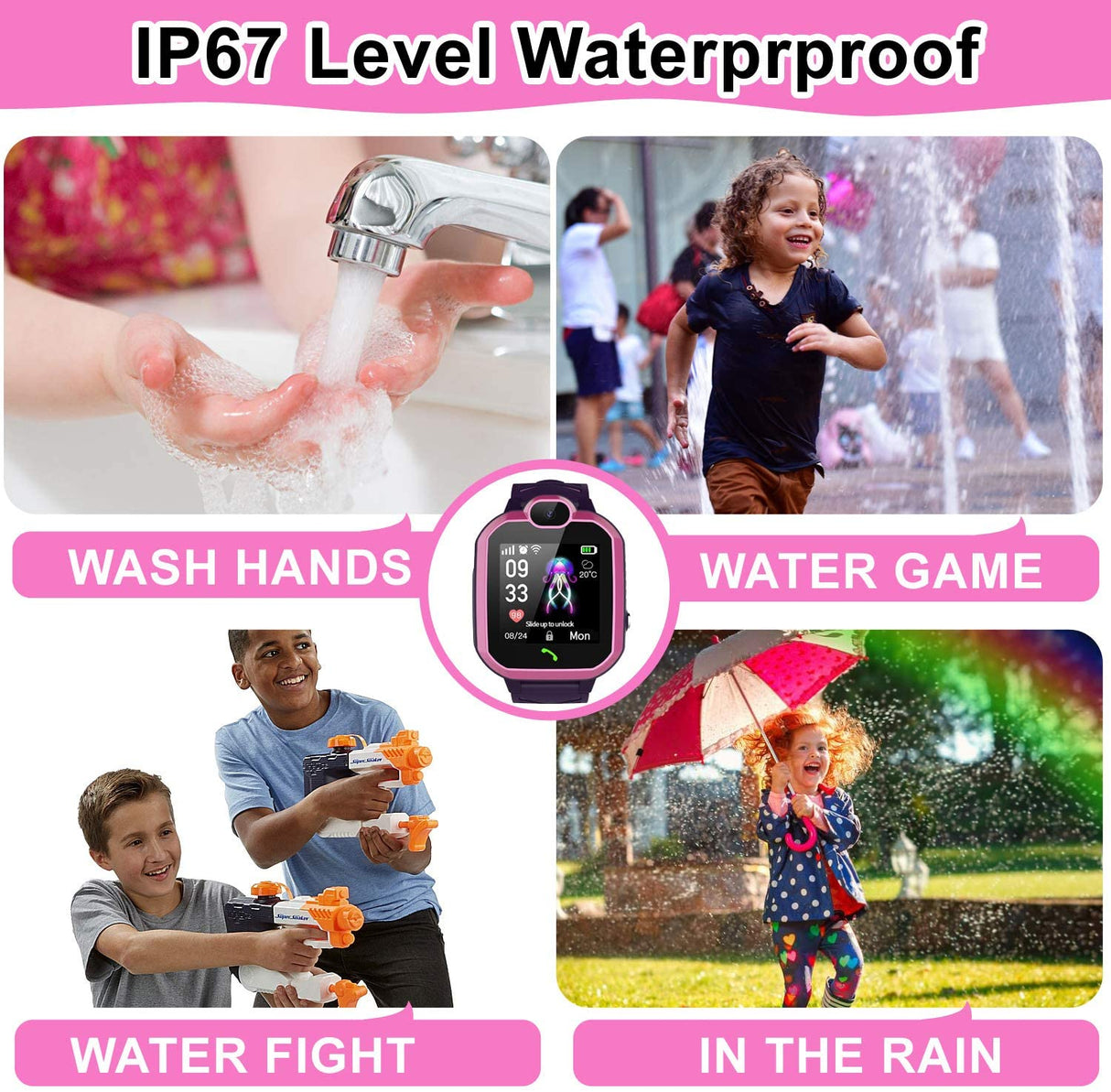 Smartwatch Kids S8 com Posicionamento GPS para Crianças