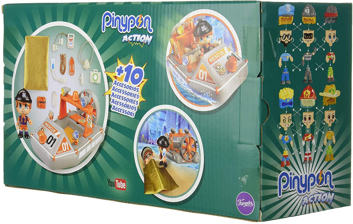 PinyPon Action Lancha Bombeiro