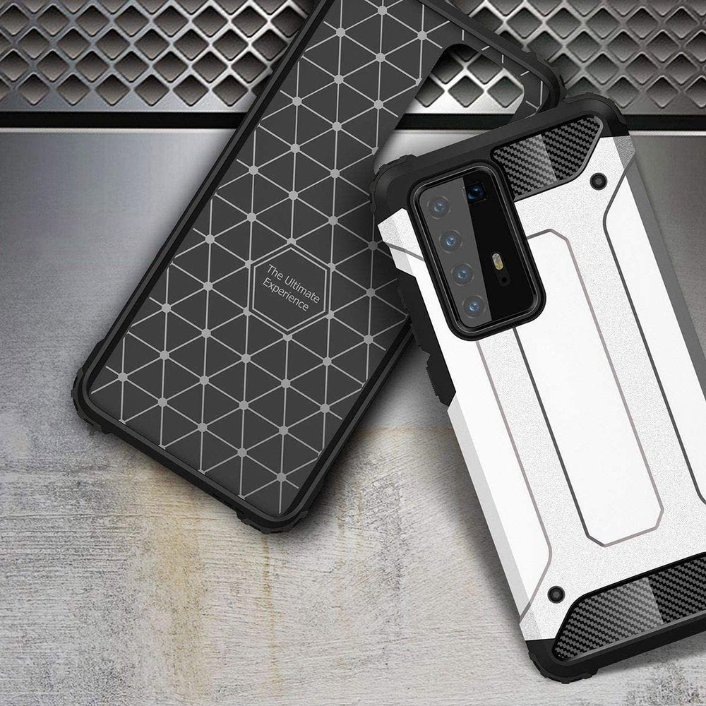 Capa Hybrid Armor Capa resistente e resistente para Huawei P40 Pro preta