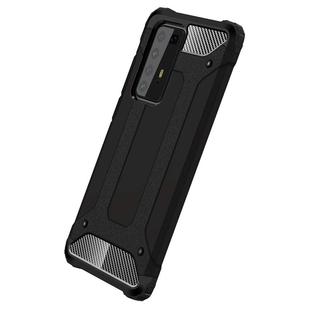 Capa Hybrid Armor Capa resistente e resistente para Huawei P40 Pro preta