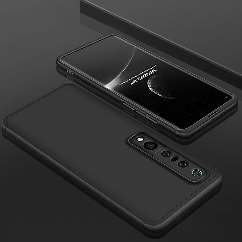 Capa de proteção GKK 360 frontal e traseira capa completa Xiaomi Mi 10 preta