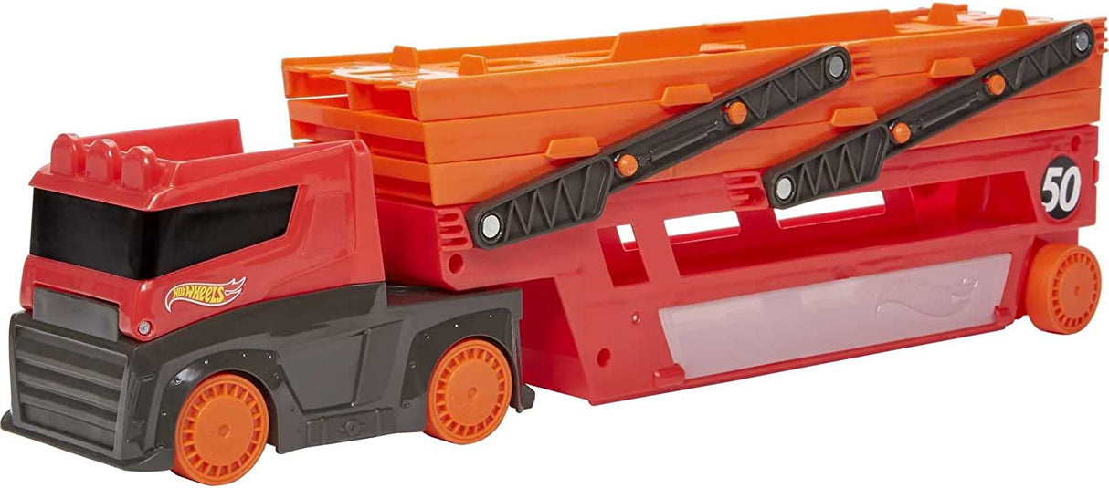 Hot Wheels - Camião transportador de carros - Mega Hauler