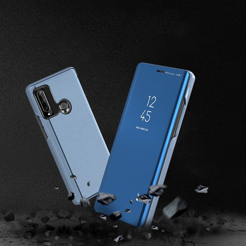 Capa transparente para Huawei Y6p azul