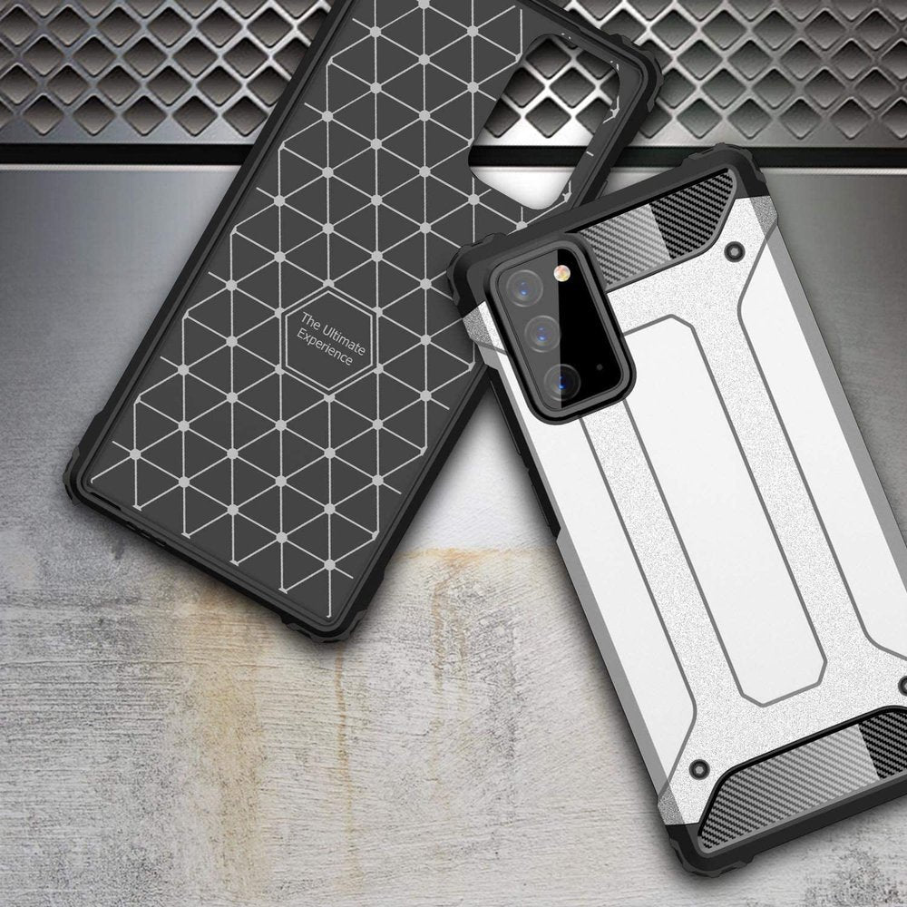 Capa Hybrid Armor Capa resistente e resistente para Samsung Galaxy Note 20 preta