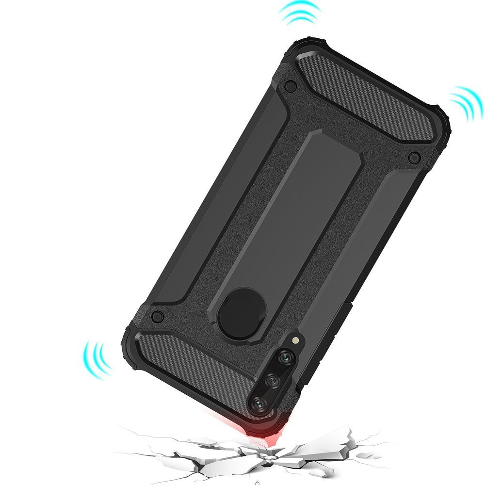 Capa Hybrid Armor Capa resistente e resistente para Huawei Y6p azul