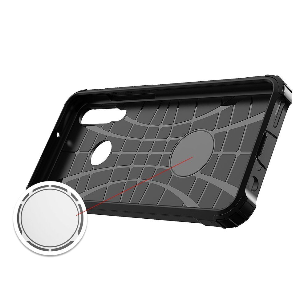 Capa Hybrid Armor Capa resistente e resistente para Huawei Y6p azul