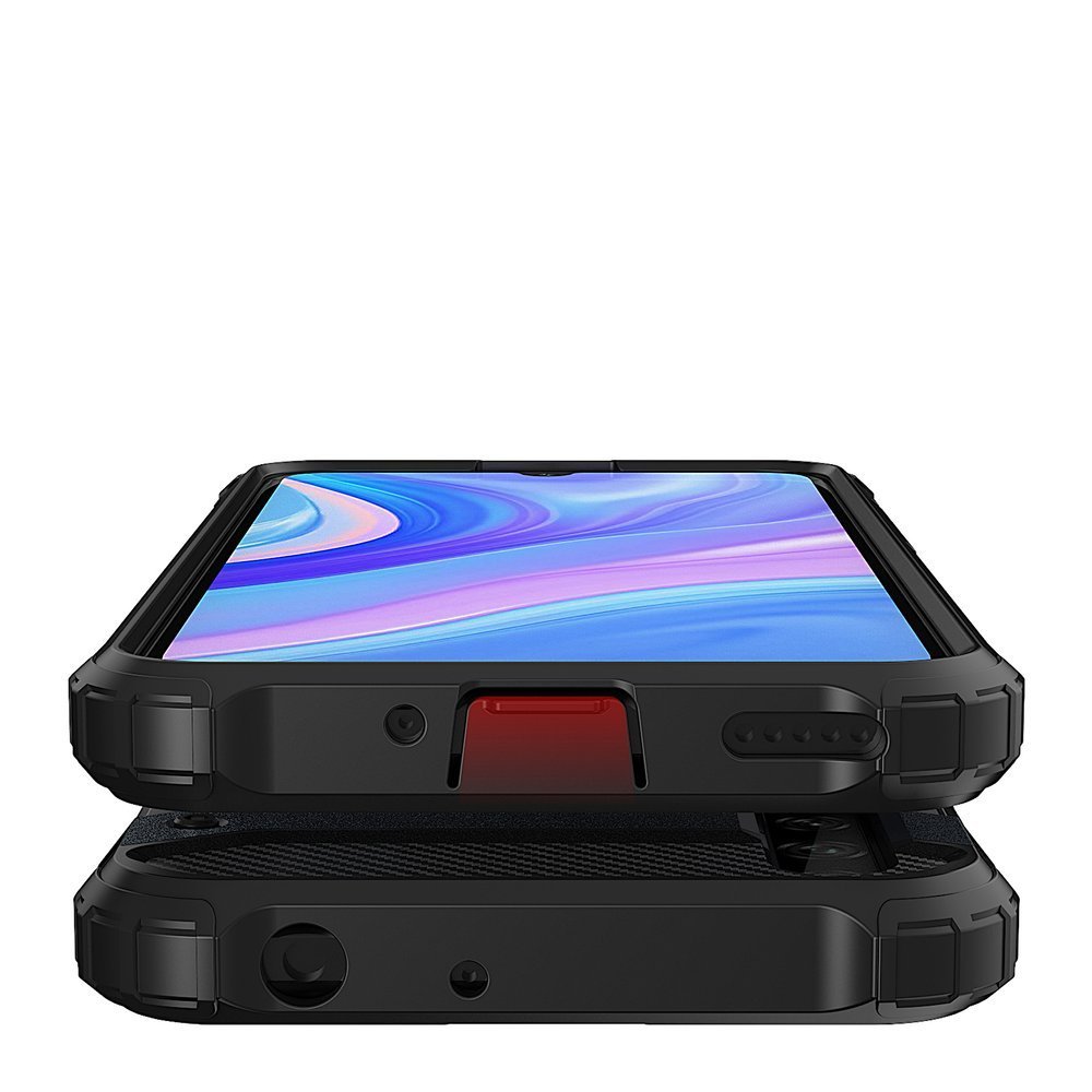 Capa Hybrid Armor Capa resistente e resistente para Huawei P Smart S - Y8p preta