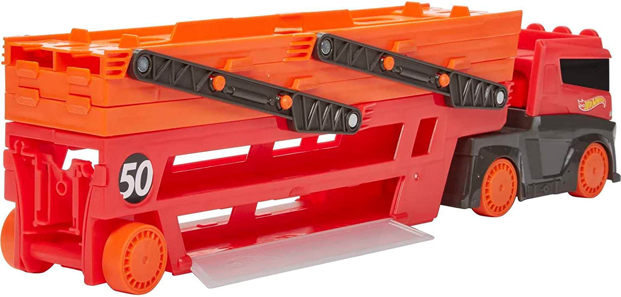 Hot Wheels - Camião transportador de carros - Mega Hauler