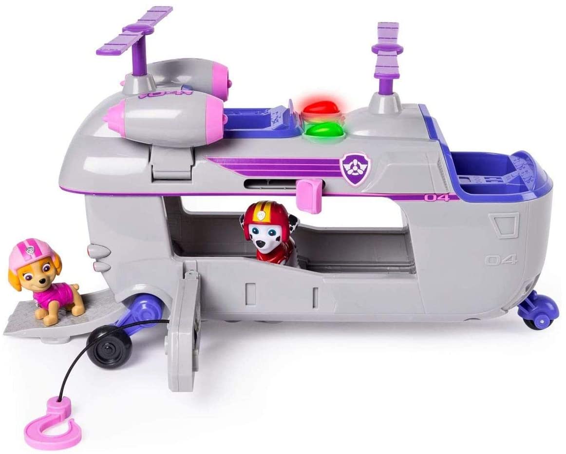 Helicóptero de resgate de Skye com Efeitos - Patrulha Pata SPIN MASTER Ultimate Rescue