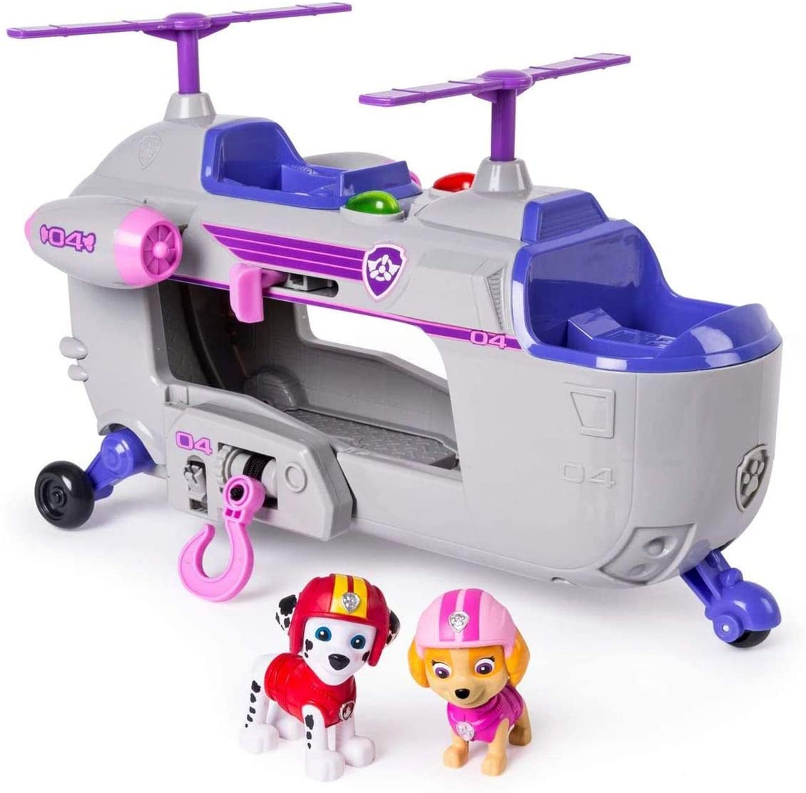 Helicóptero de resgate de Skye com Efeitos - Patrulha Pata SPIN MASTER Ultimate Rescue