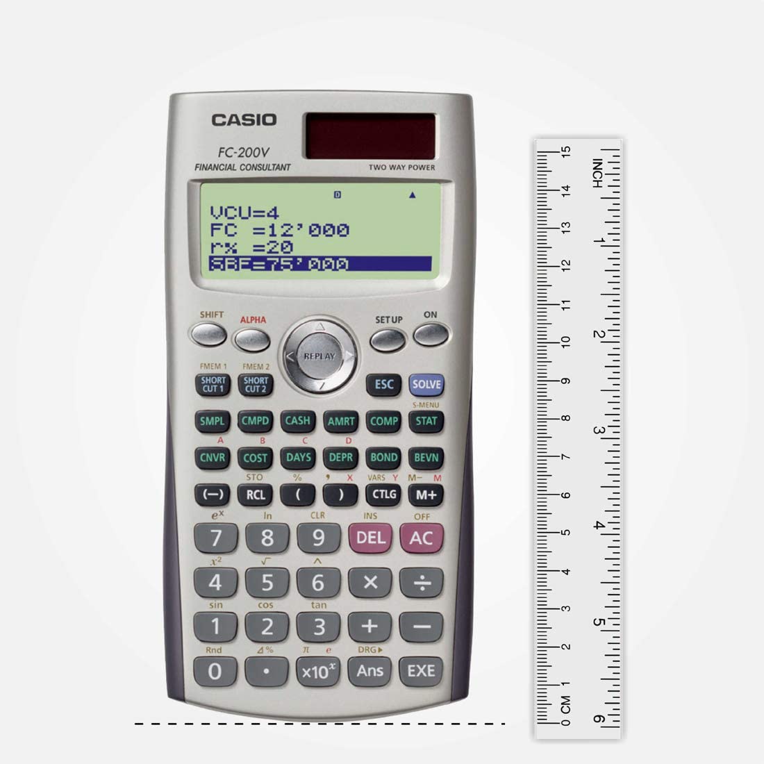 Casio Calculadora Financeira - FC-200V