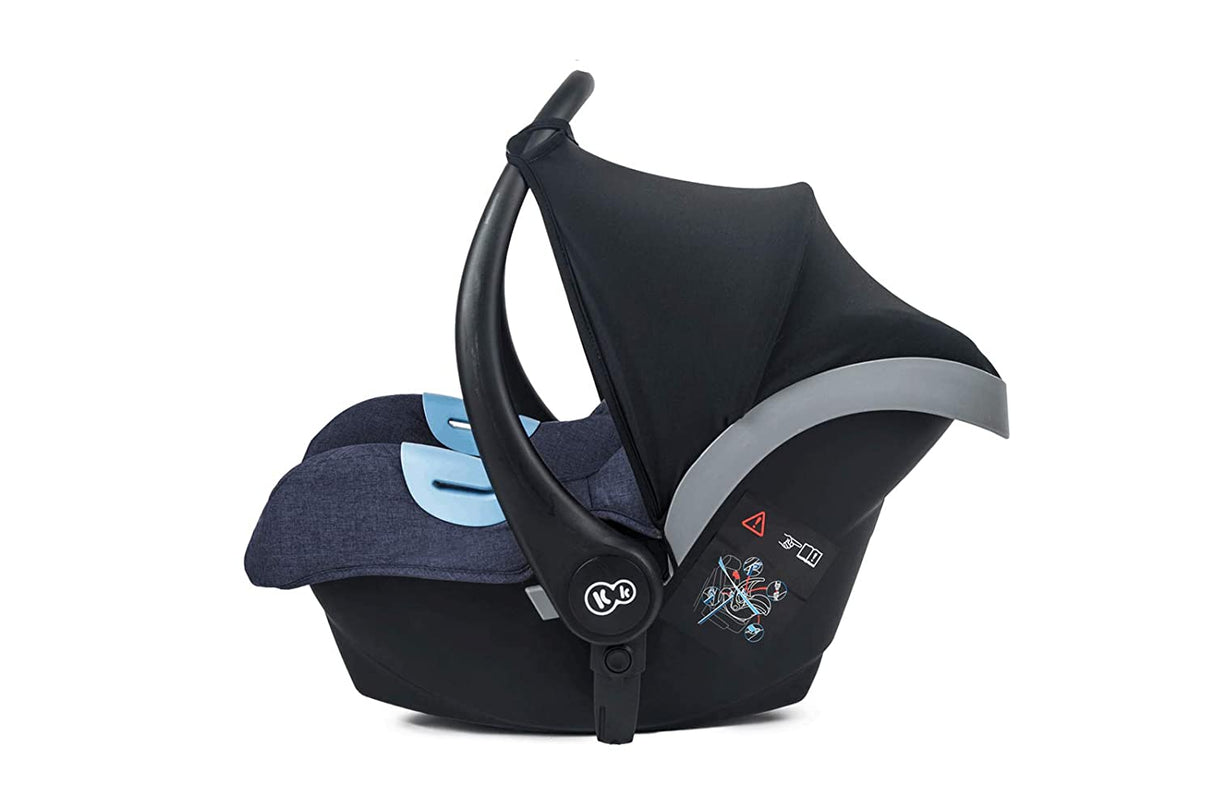 KINDERKRAFT Carrinho de Bebé Trio 3 Em 1 Moov - Azul