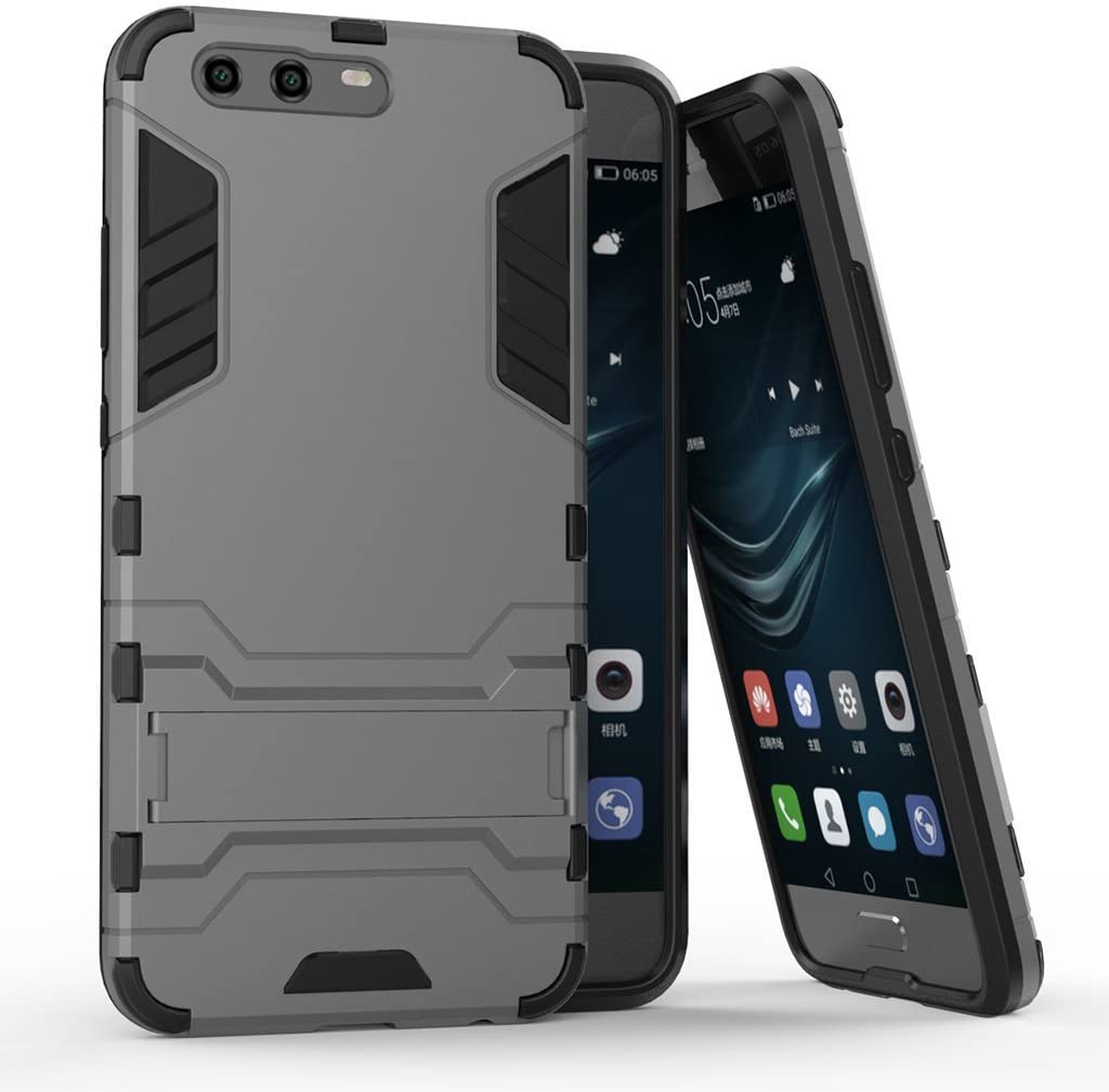 Capa para Huawei P10 Plus Anti-choque Cinzento