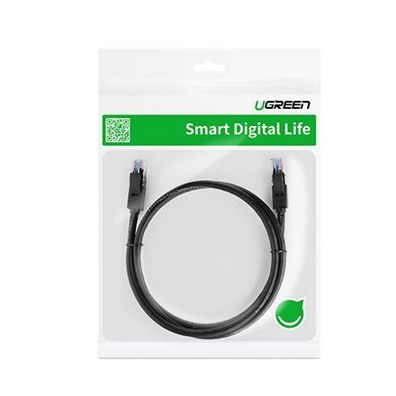 Cabo patchcord Ethernet Ugreen RJ45 Cat 6 UTP 1000 Mbps 1 m vermelho (NW102 80829)