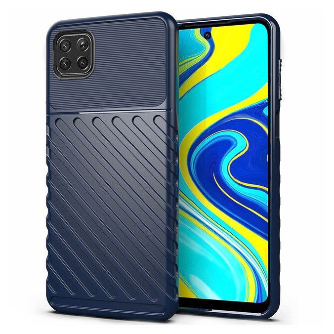 Capa Thunder Capa flexível resistente resistente em TPU para Xiaomi Redmi 9C azul