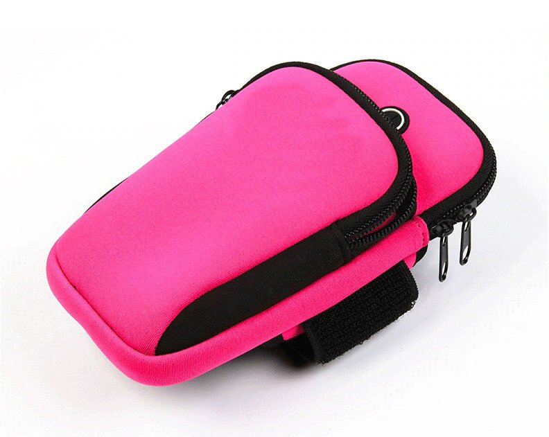 Braçadeira de corrida esportiva capa de banda de telefone verde