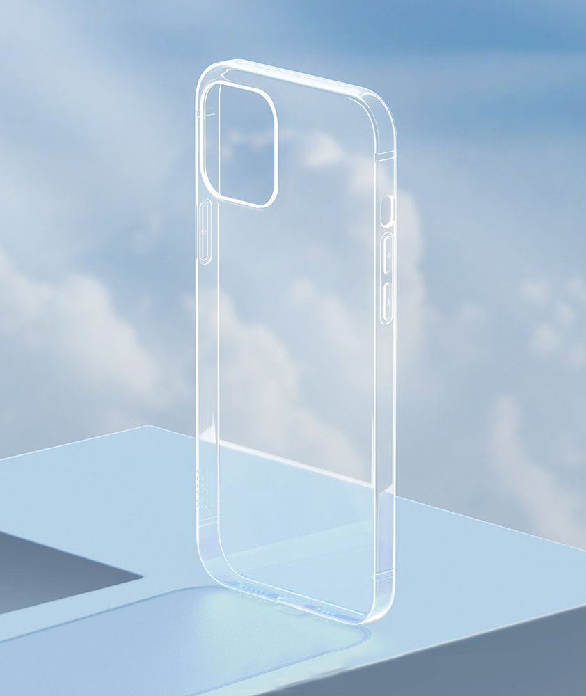 Baseus Simple Case Capa de gel flexível para iPhone 12 Pro - iPhone 12 Transparente (ARAPIPH61N-02)