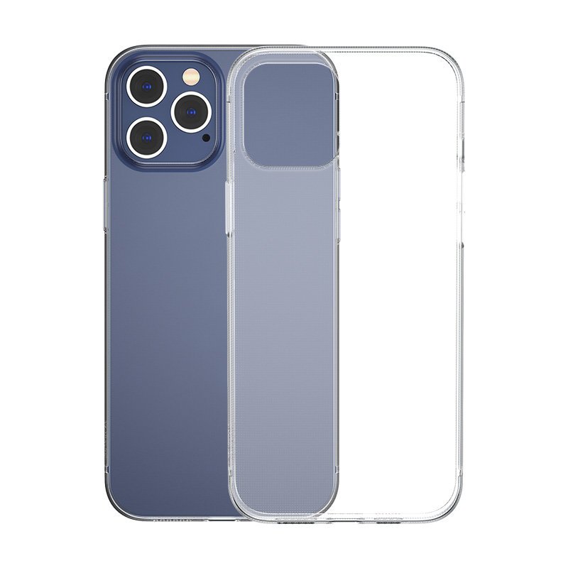 Baseus Simple Case Capa de gel flexível para iPhone 12 Pro - iPhone 12 Transparente (ARAPIPH61P-02)
