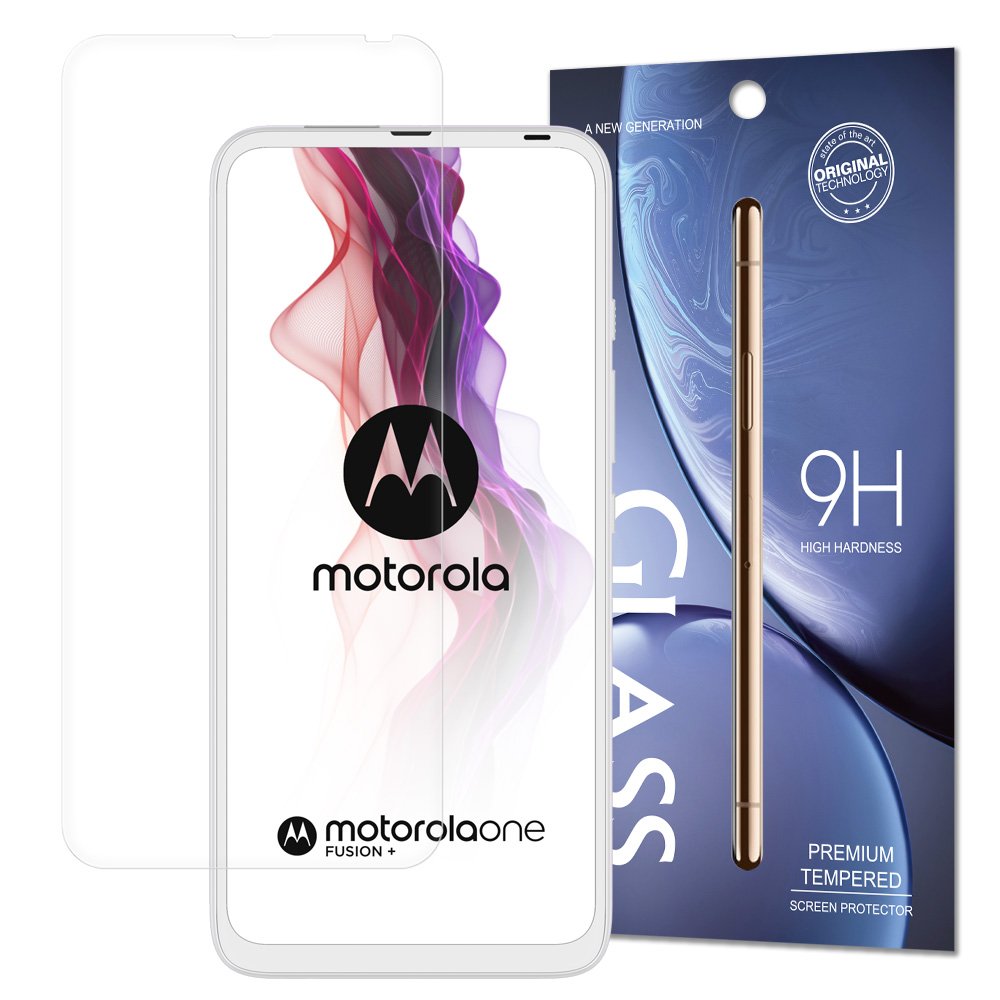 Protetor de tela de vidro temperado 9H para Motorola One Fusion + (Fusion Plus)